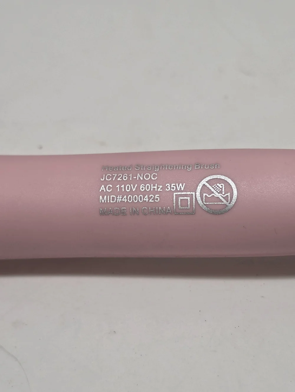Juicy Couture Ceramic-Coated Heated Straightening‎ Brush NIB